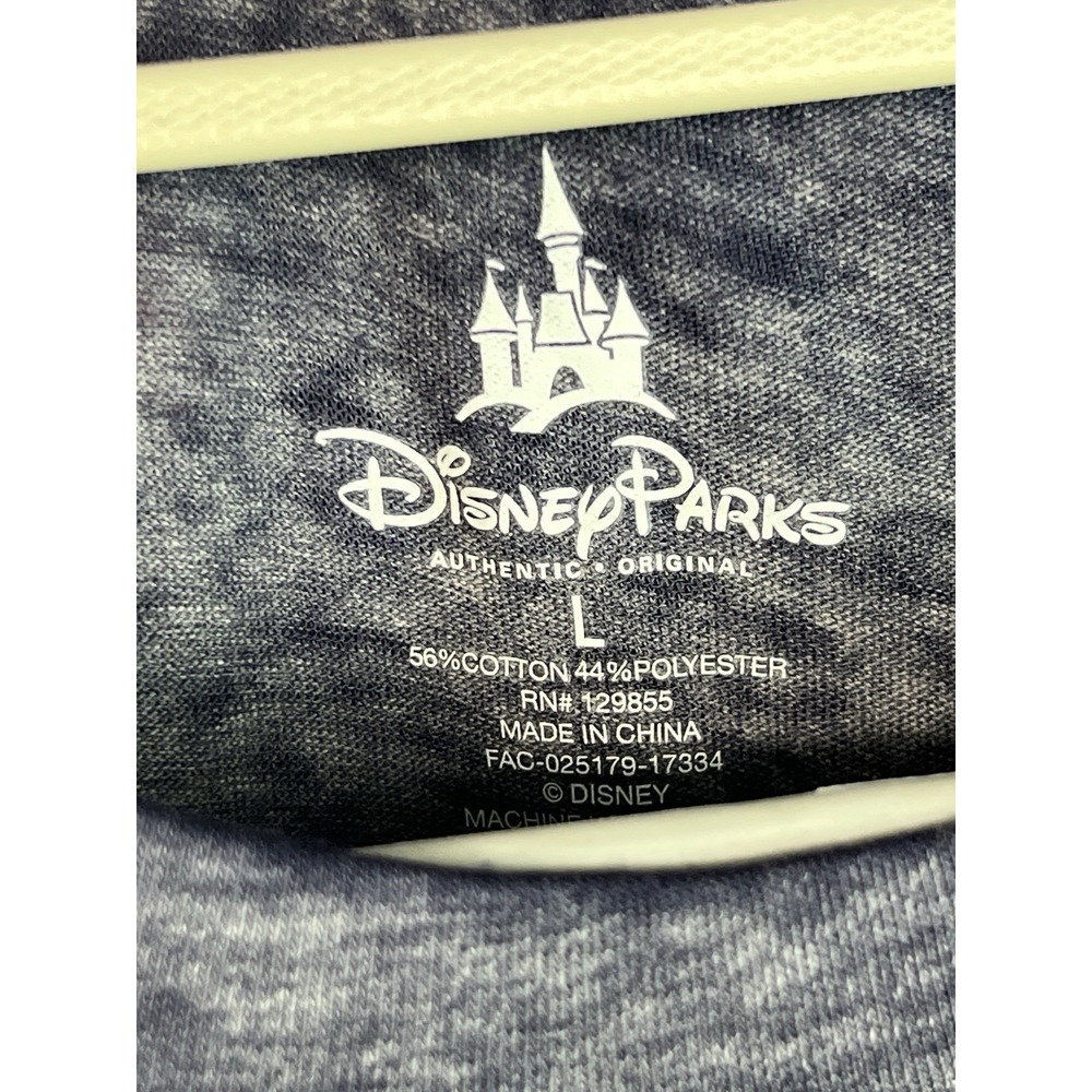 Disney Walt Disney World Mickey Gray Short Sleeve T Shirt Sz L - Picture 5 of 7